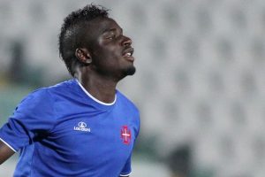 FUTEBOL - Festa de golo de Camara, jogador do Belenenses, no jogo Vitoria de Setubal vs Belenenses, de apresentacao aos socios do V. Setubal. Estadio do Bonfim, em Setubal. Quarta feira, 30 de Julho de 2014. (JOSE LUIS/ASF)