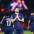 PSG dominou Liverpool mas perdoou o 3-0; Doué e Kvaratskhelia marcaram; João Neves assistiu