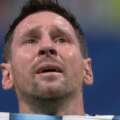 Messi chorou durante largos minutos depois da reviravolta frente ao Egito