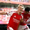 Arsenal conquista Supertaça e estraga estreia de Maresca à frente do City; Campeão da Premier League foi claramente superior