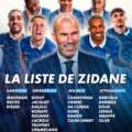 França: A primeira convocatória de Zidane